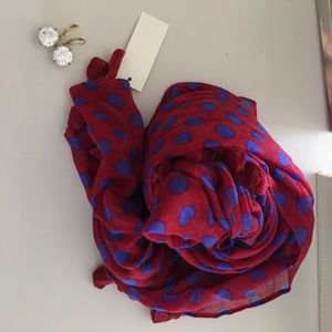 NWT Talbots Pom Scarf