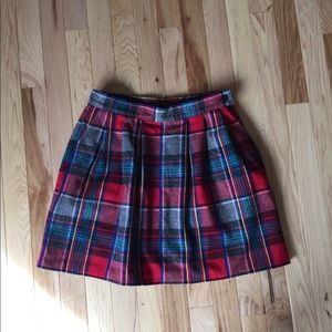Authentic Pendleton wool mini skirt. Size 0/2