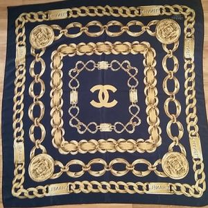 Chanel 31 Rue Cambon  Silk Scarf