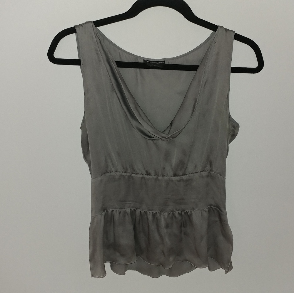 🎠 Emporio Armani Silk Tank Blouse
