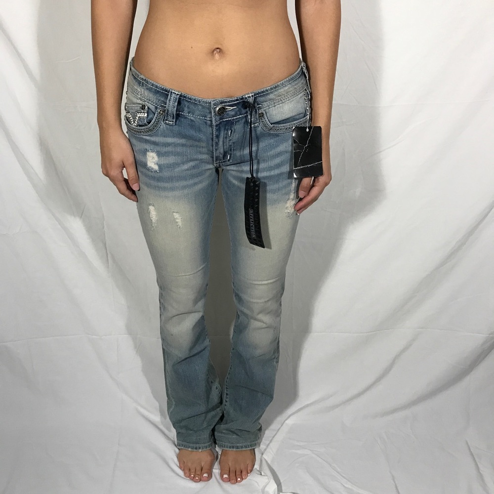 NEW AFFLICTION WASHED JEANS - WITH TAGS