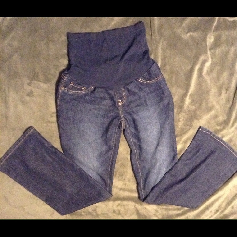 Motherhood Maternity- Indigo Blue - Small Pants