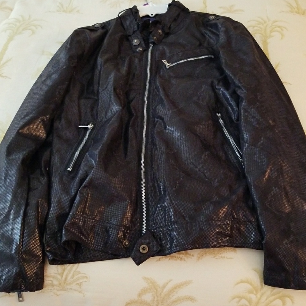 Mens faux snakeskin jacket!