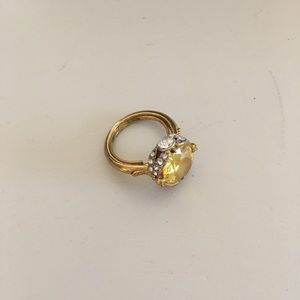 Juicy Couture Yellow Cocktail Ring Juicy Couture Yellow Cocktail Ring
