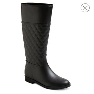 Merona Quilted Rain Boots