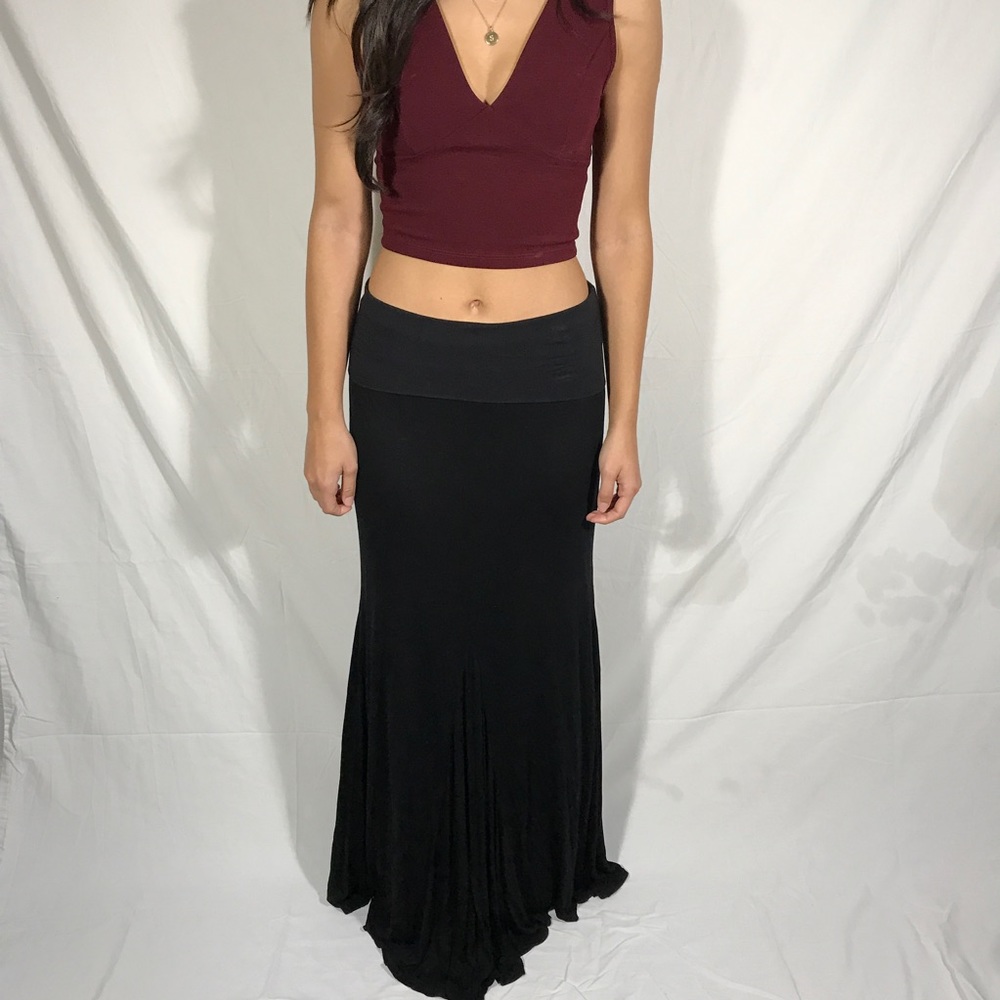 BLACK LONG SKIRT - NEW WITH TAGS
