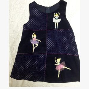 Girls 2T Corduroy Ballerina Jumper Girls 2T Corduroy Ballerina Jumper