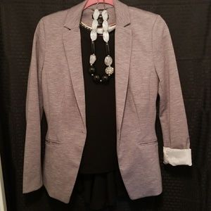 Light Gray Fitted Blazer (fully lined)
