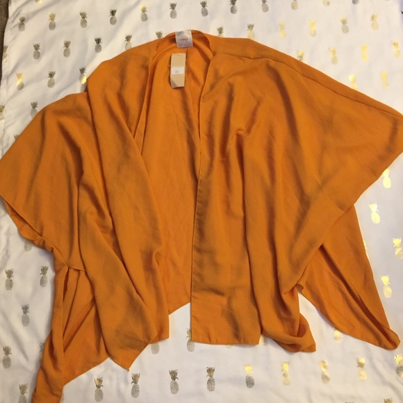 NYMPHE Tops - Nymphe Orange Kimono Cover up