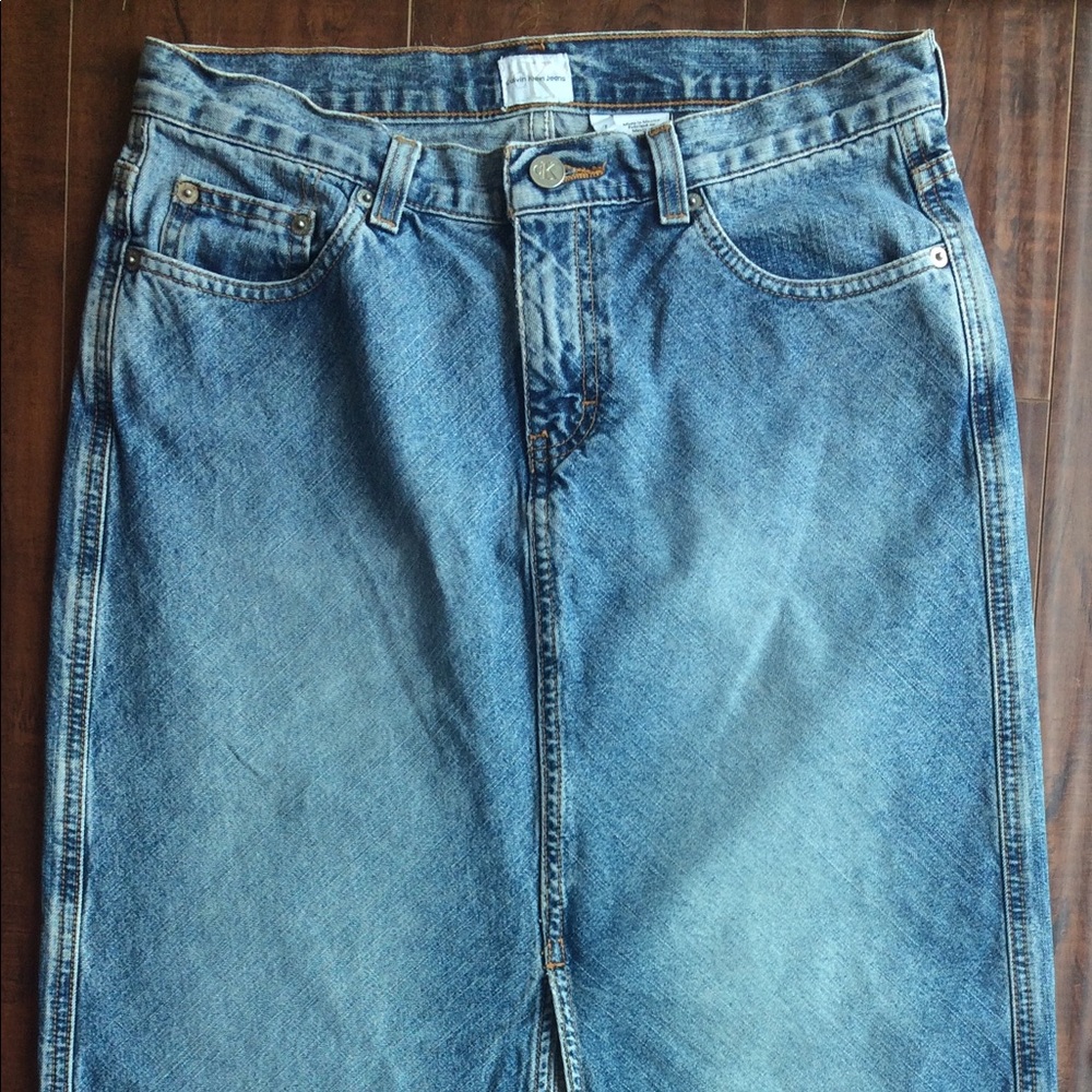 Calvin Klein Jeans ✨ maxi denim skirt
