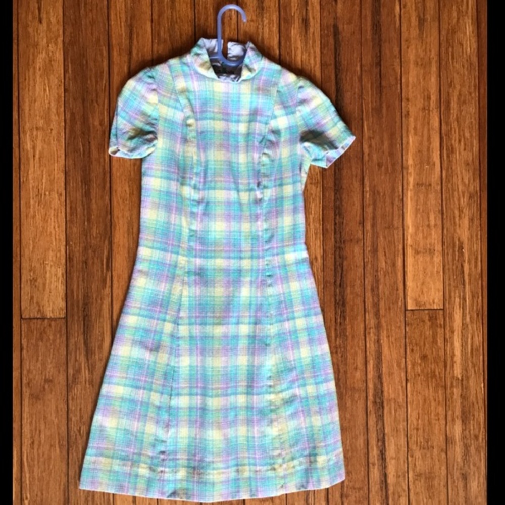 Vintage plaid dress