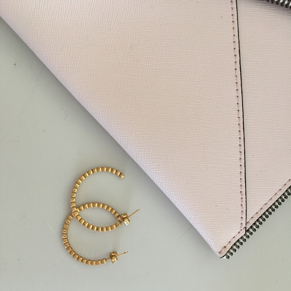 Gorjana Gold Diamond Hoops
