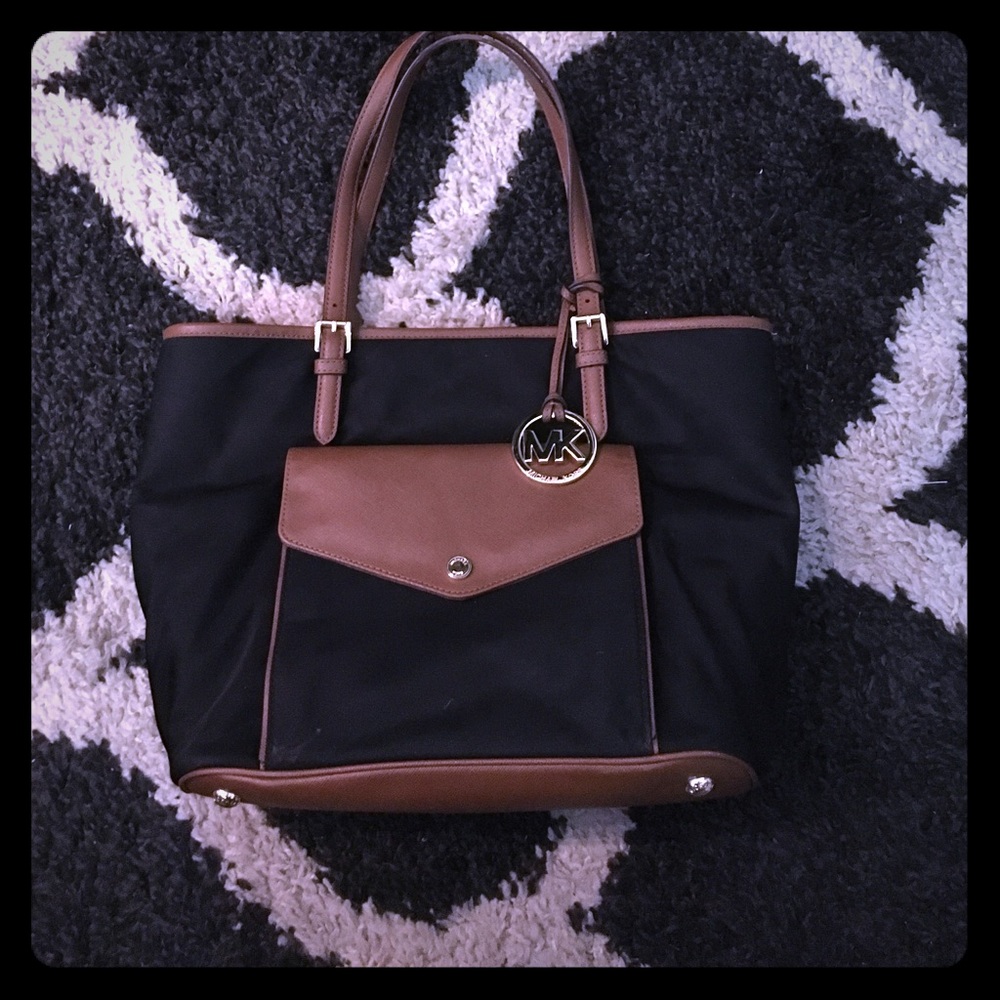 Black, Brown and Gold Michael Kors Purse
