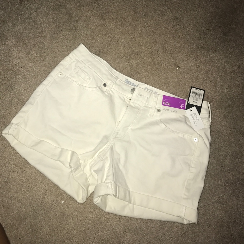 white shorts