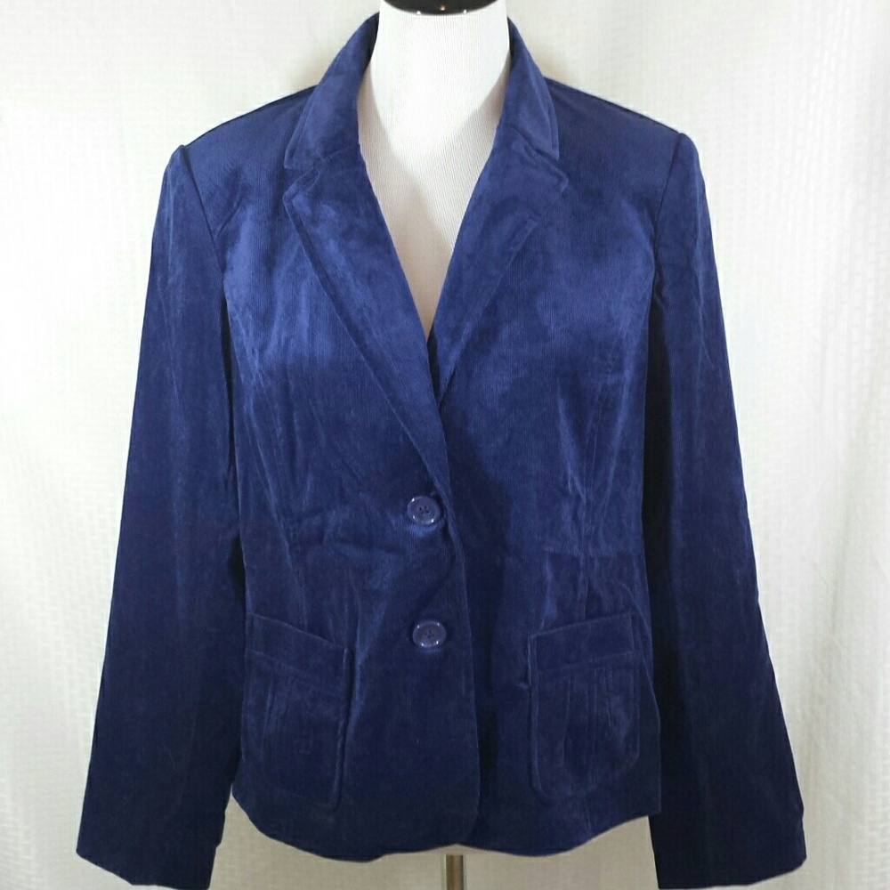 Kim by Kim Rogers Corduroy Double Button Jacket