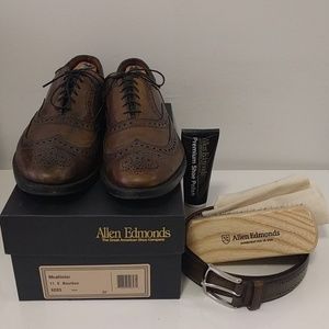 Allen Edmonds McAllister Bourbon 11E + Accessories