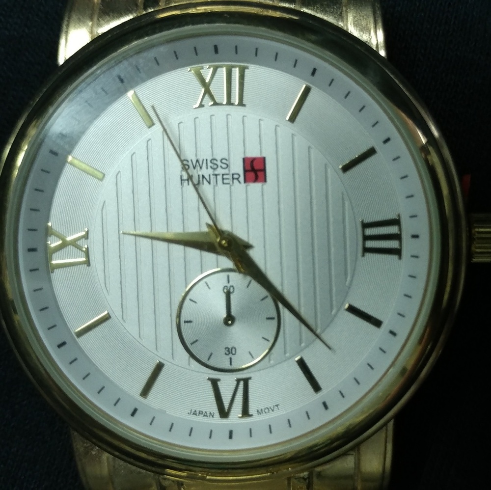 Swiss Hunter Watch with Metal Band