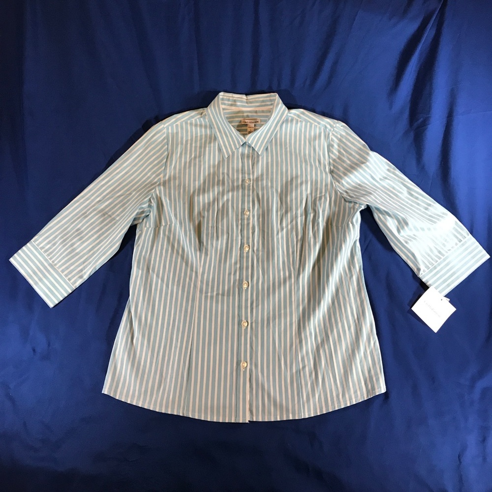 Croft & Barrow STRETCH Striped Button Down Shirt