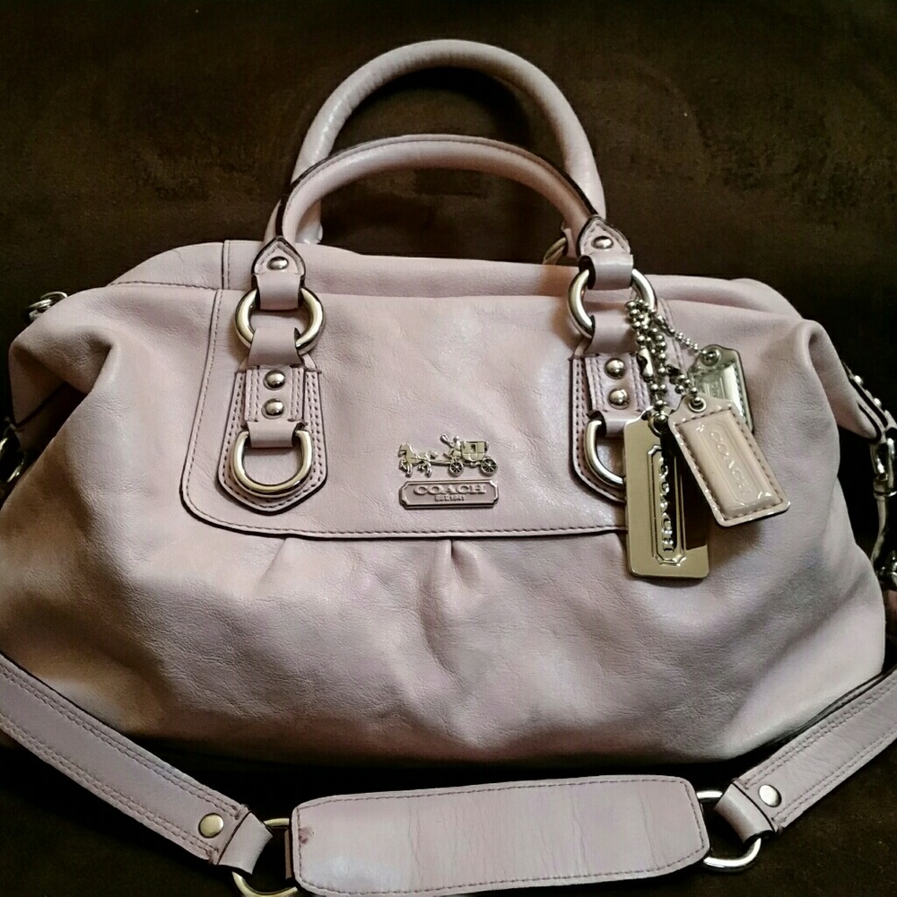 SOLD!!!    Coach Madison Sabrina Satchel Pale Pink