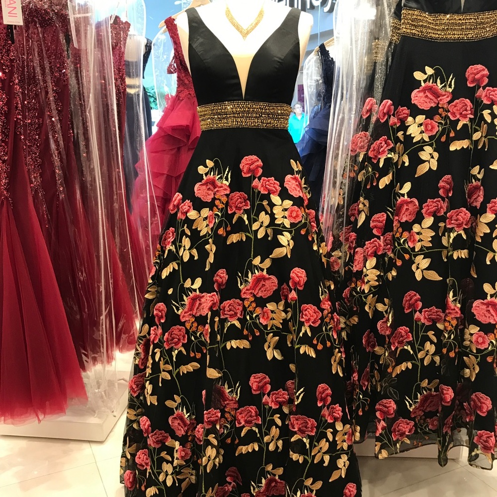 Black formal dress