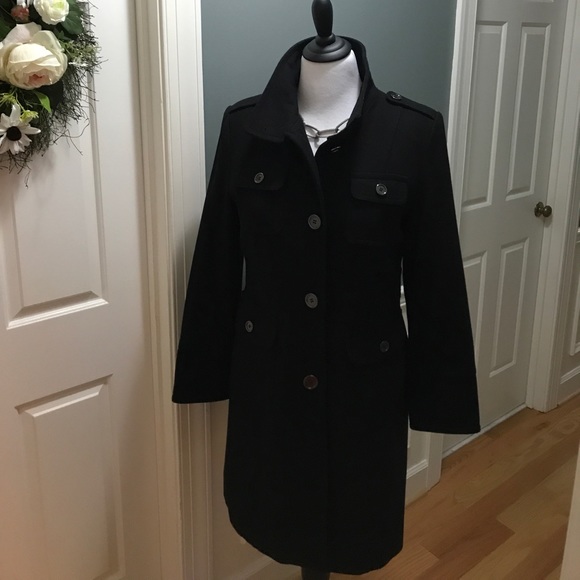 esprit black coat
