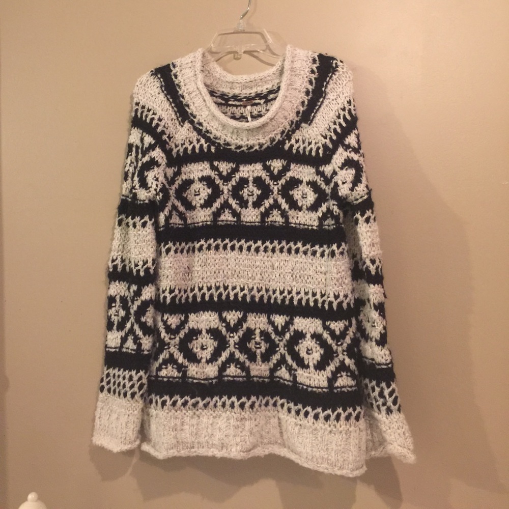 Cozy Free People slouchy knit sweater