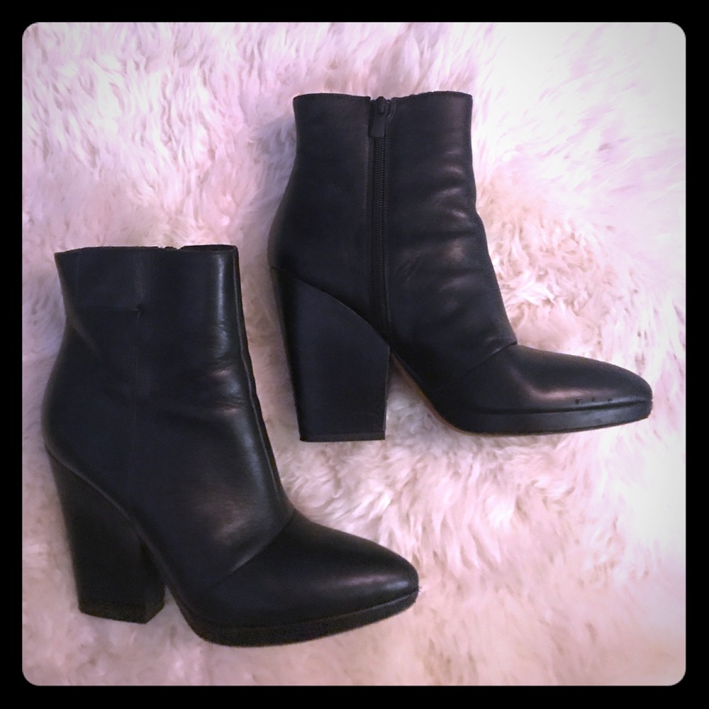Vince Black Booties
