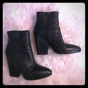 Vince Black Booties
