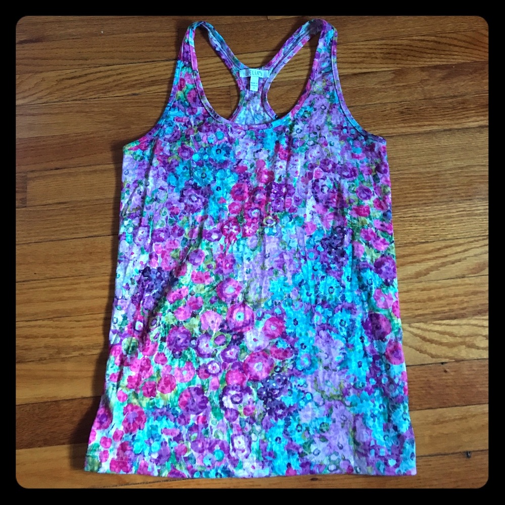 Delia's floral tank