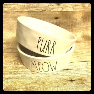 Rae Dunn Cat Bowl PURR