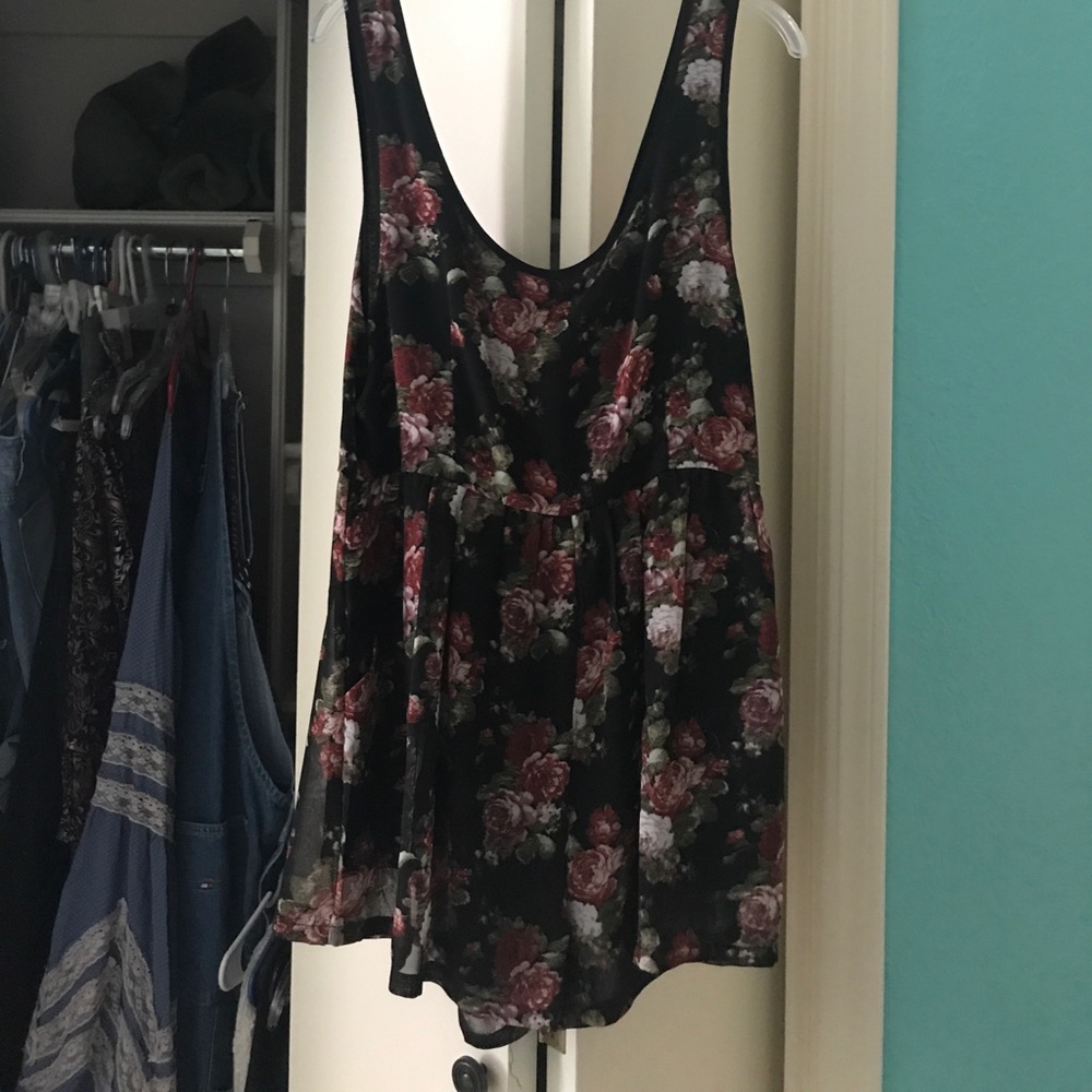 Cute floral boutique romper from LUCCA