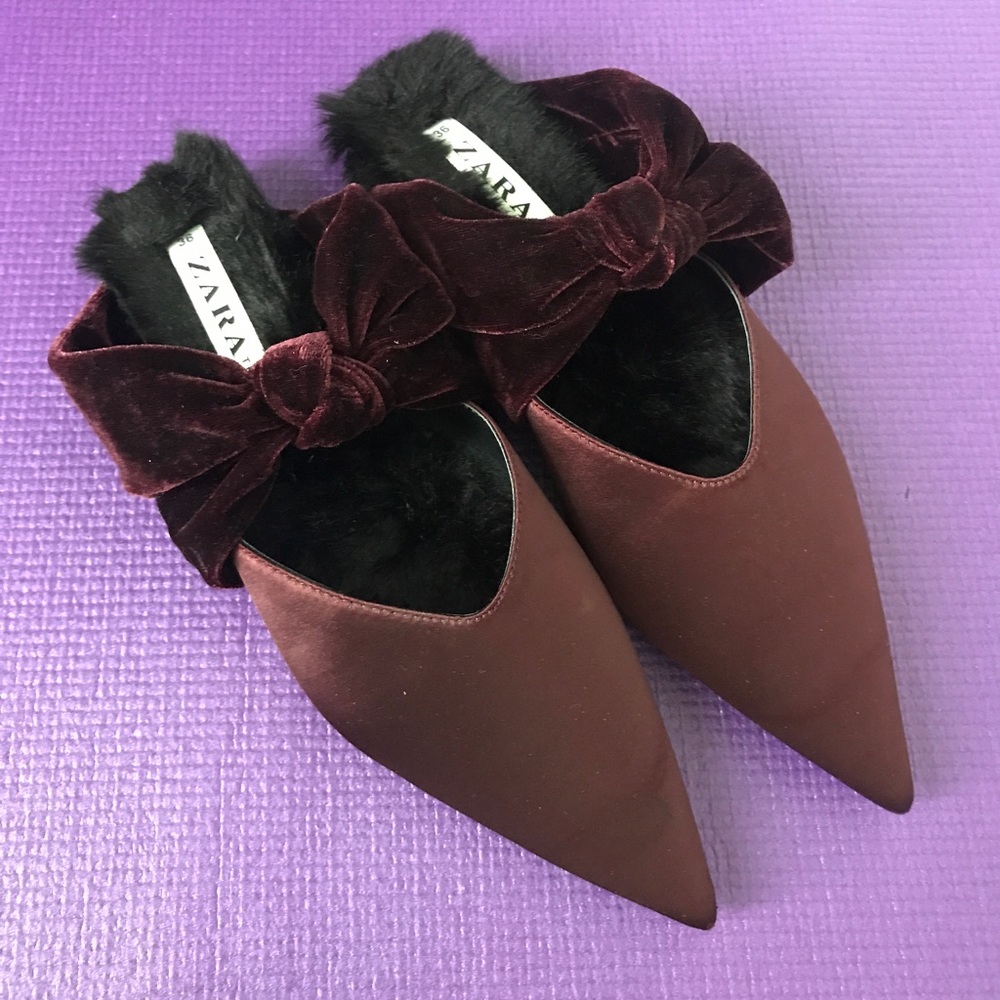 Zara pointed toe mule