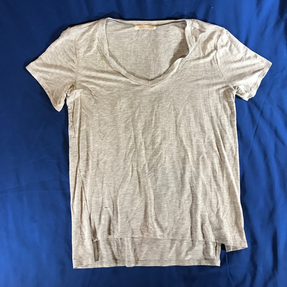 Wasabi+Mint Womens Small Grey Short Sleeve T-Shirt
