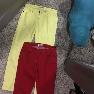 Colored jeans-sold separately