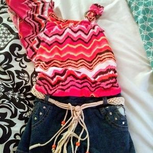 Super cute little girls romper