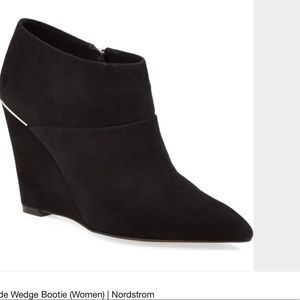 Coach ' Oakdale' suede wedge booties Coach ' Oakdale' suede wedge booties