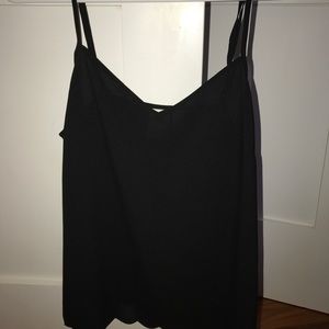 Scalloped Fancy Black Top