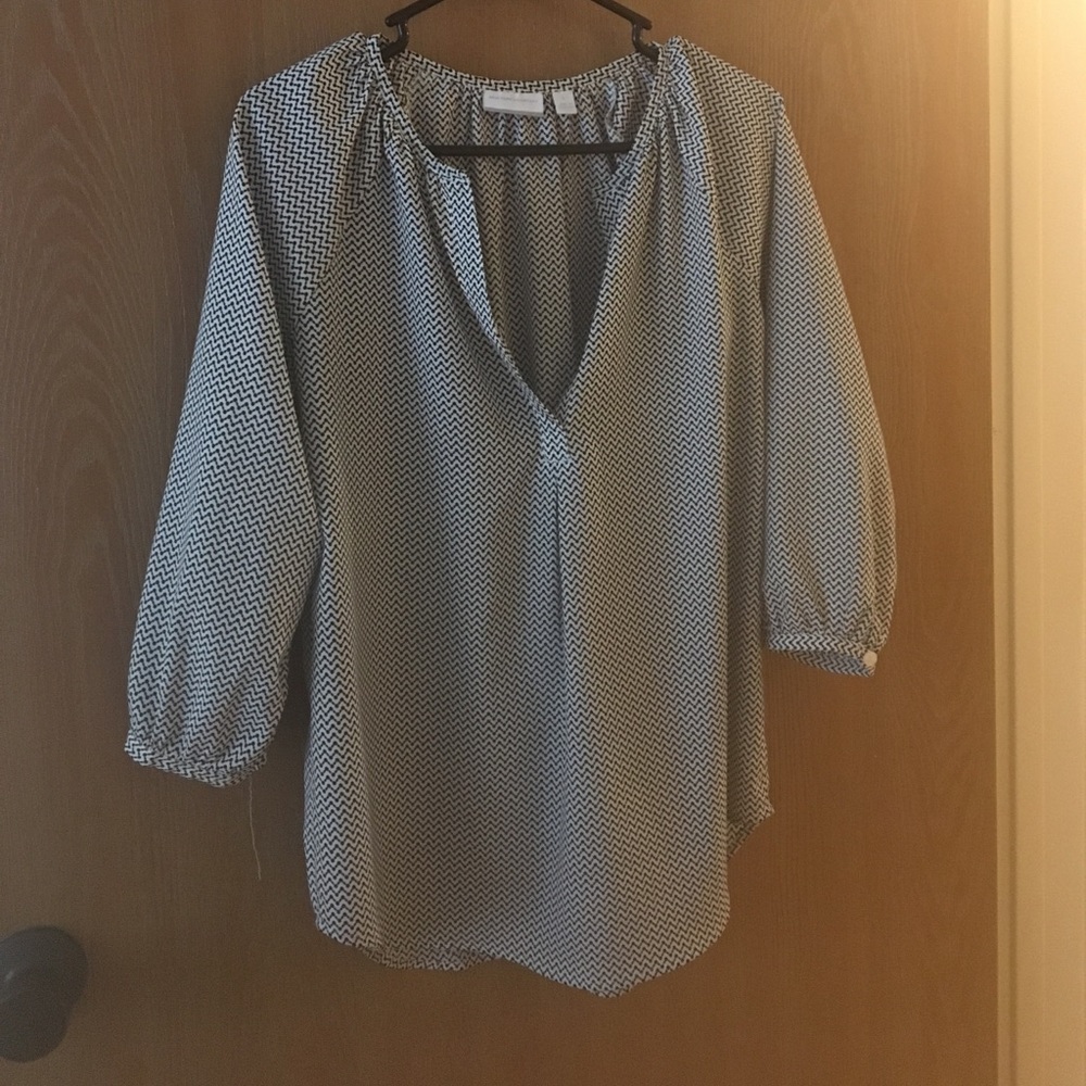 Chevron Print Top