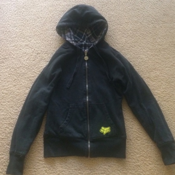 ISO Fox Riders Co Jacket Grey+Black Plaid Reverse - Picture 3 of 5