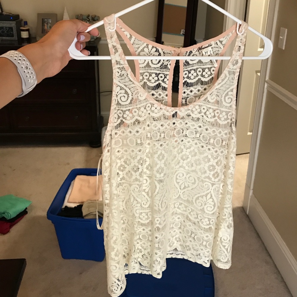 lace tank top