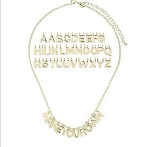 Make your own letter necklace Make your own letter necklace