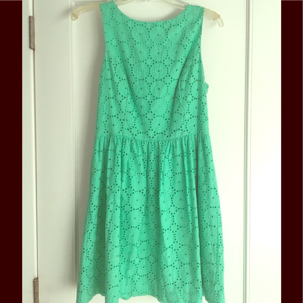 Mint Green Lace Dress