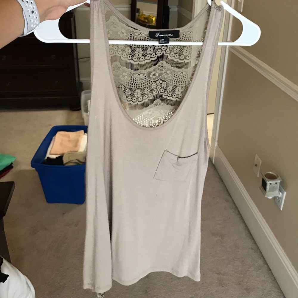 lace tank top
