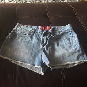 Lucky brand light wash denim shorts