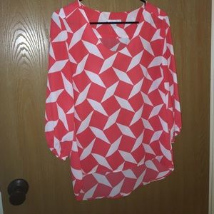 Coral Geometric Top