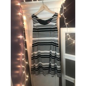 Striped Cocktail Dress