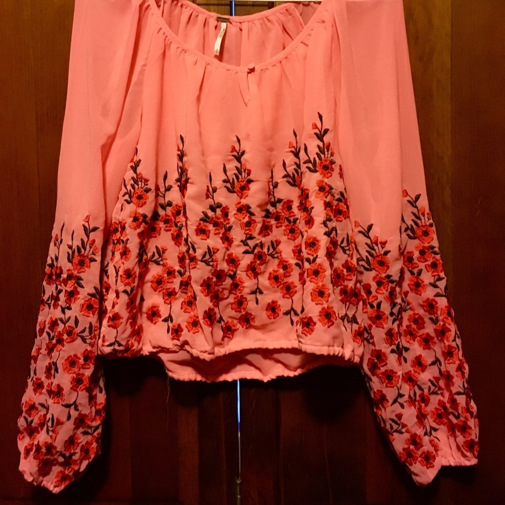 Free people size S | free people floral shirt
