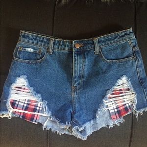 high waisted shorts - excellent condition!