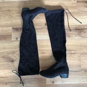 Over-the-Knee Suede Boots