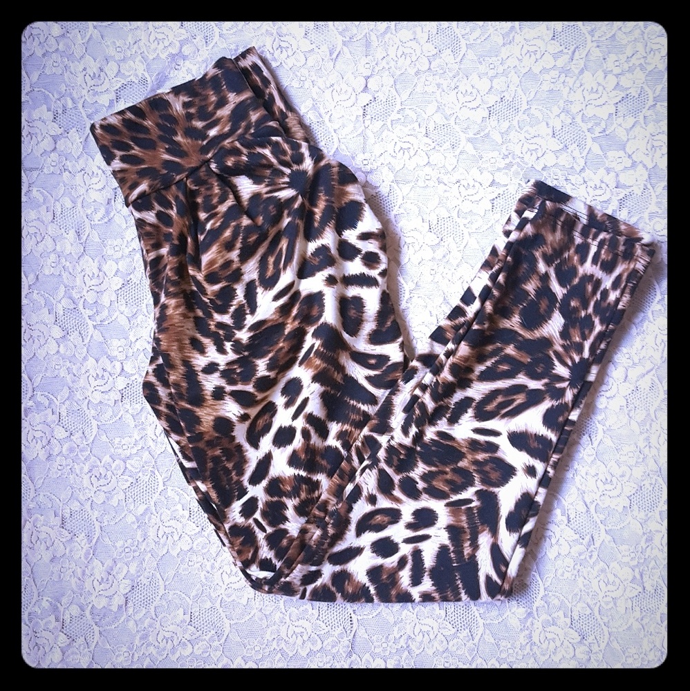 Cheetah Harem Leggings
